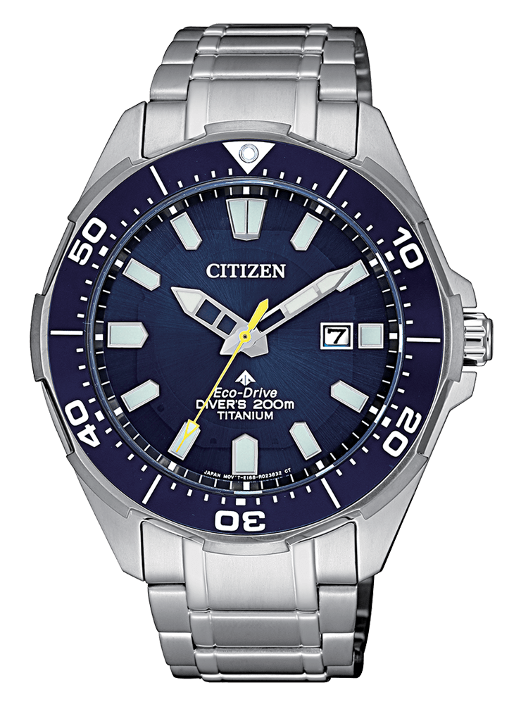 Orologio Diver's Eco Drive 200 mt Super Titanio BN0201-88L