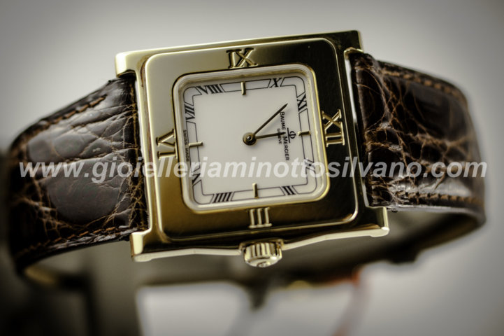 OROLOGIO in oro 18 kt BAUME & MERCIER 26 x 31.5 mm MOA05379